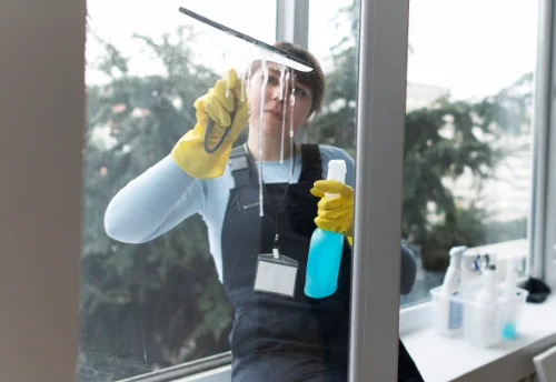Nettoyage de vitres intérieures et extérieures à Vallan